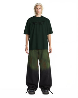 Metal T-shirt in green