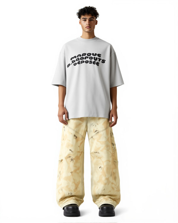 Deposee T-shirt in white