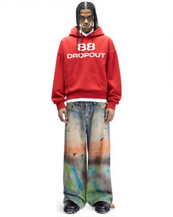 Eighty Hoodie in red