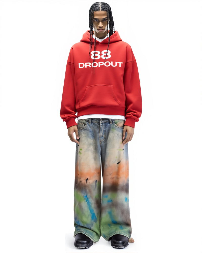 Eighty Hoodie in red