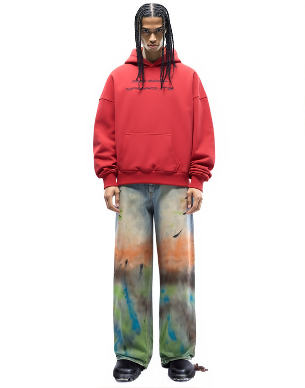 Racer Hoodie in red