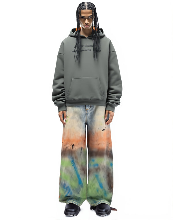 Racer Hoodie in grey