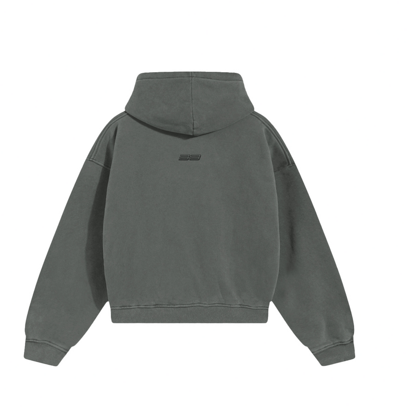 Racer Hoodie in grey