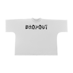 Black Tape T-shirt in white