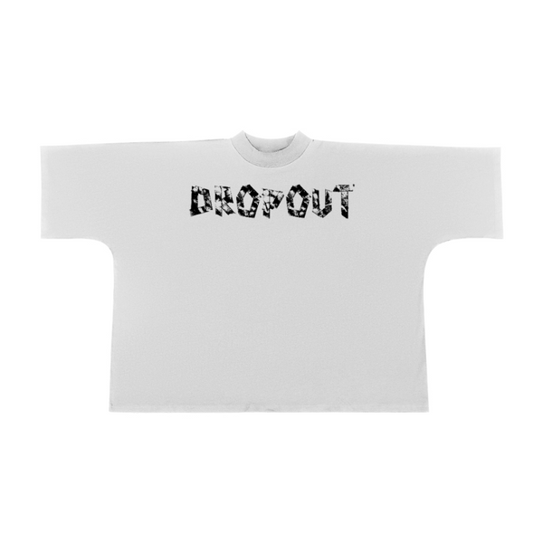 Black Tape T-shirt in white