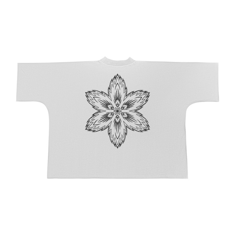 Flowered Eye T-Shirt in white