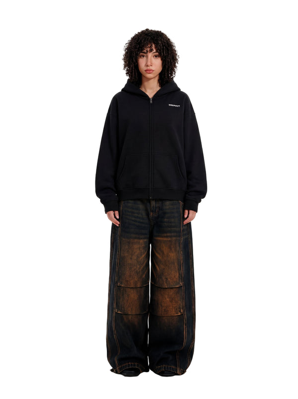 Gothic Zip-Up Hoodie