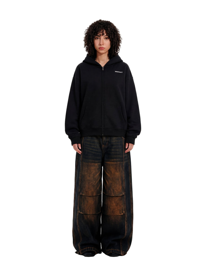 Gothic Zip-Up Hoodie